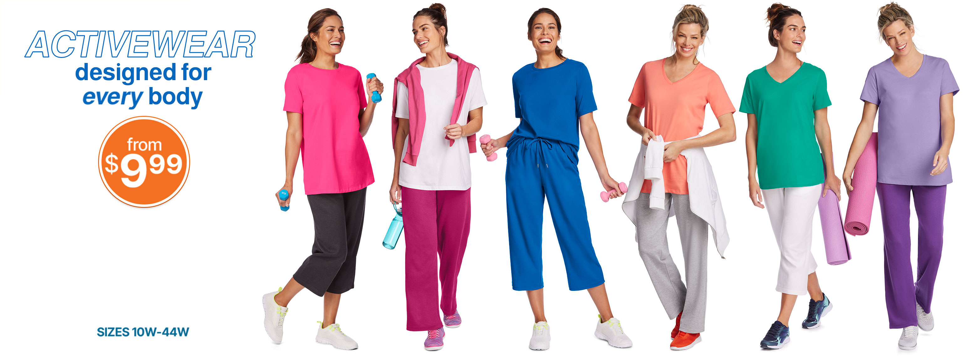 Activewear designed for every body From $9.99